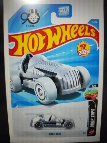Hotwheels PassN GO Monopóli 90 anos