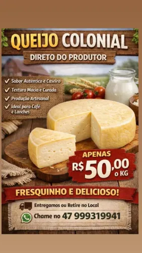 Queijo Colonial Jaraguá do Sul