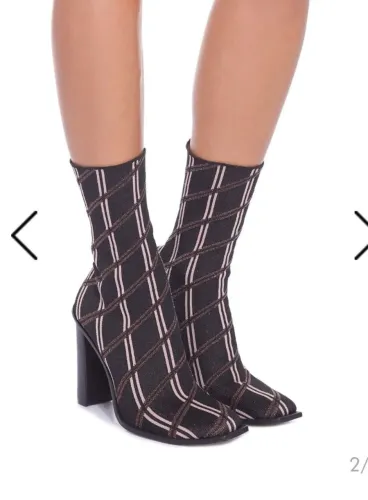 Bota tricot fio lurex Animale