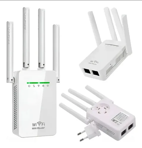 Repetidor Wi-fi 1200mbps 2.4Ghz 4 Antenas - Amplificador