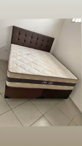 Cama box molas ensacadas super alta king