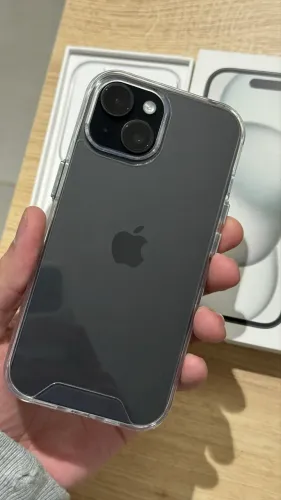 iPhone 15, 256gb, preto, novo