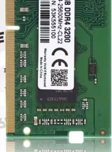 Memória RAM usada para notebook, com capacidade de 4GB, padrão DDR3L, frequência de 1600MH