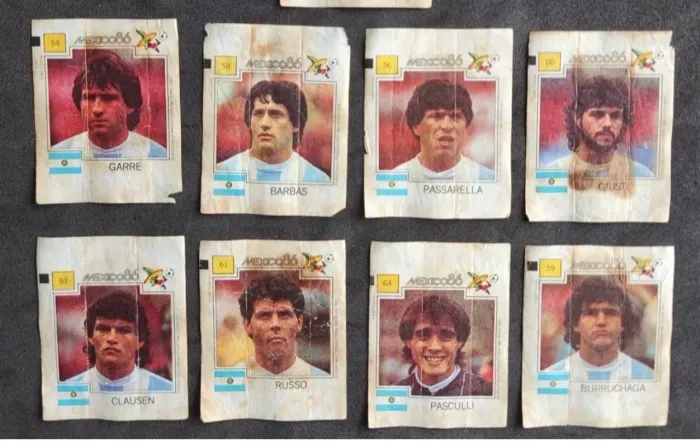 Figurinhas de 1986