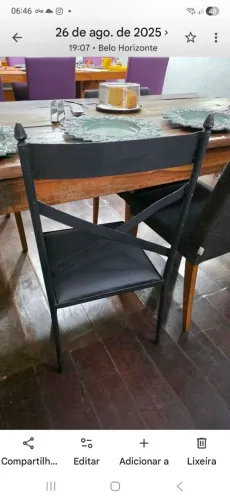 Cadeiras de ferro para festa 