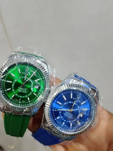 Relógio Analógico pulseira de borracha