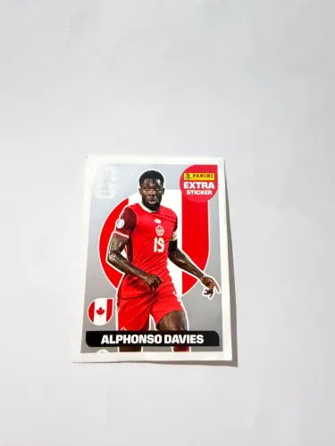 Figurinha Extra Legend Prata Alphonso Davies Panini Copa 2026 Original
