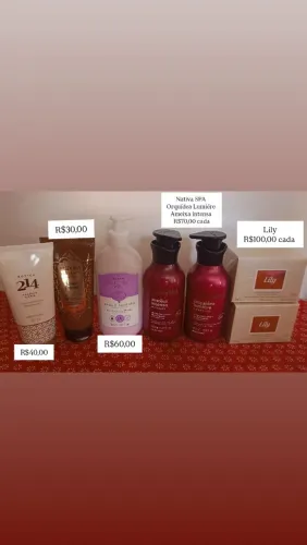 Hidratantes em promoção