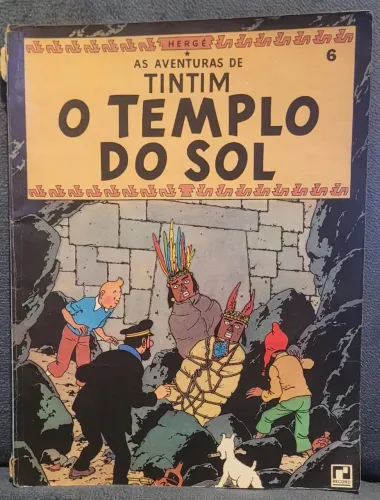 HQ - Vintage ( 1969/1970 ) As Aventuras de TINTIM - O Templo do Sol