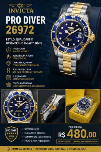 Relogio Invicta Diver