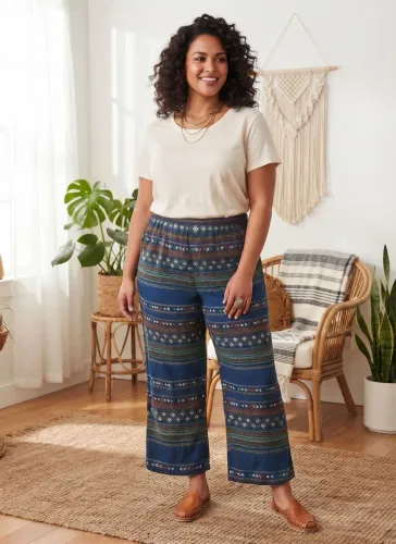 Calça em viscose - GG