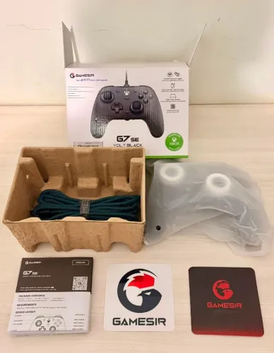 Controle GameSir G7 SE Volt Black - Joystick Hall Effect Xbox / PC