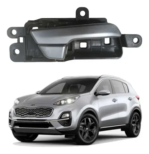 Maçaneta Interna Porta Traseira Direita Kia Sportage 2018 Preto Traseira