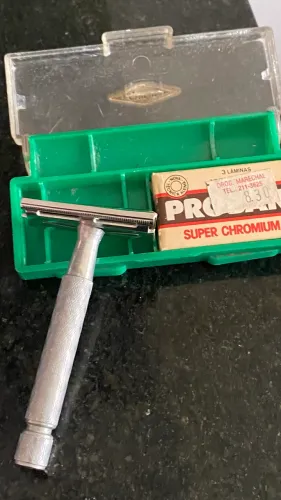 Kit de barbear Gillette Diplomata anos 70/80