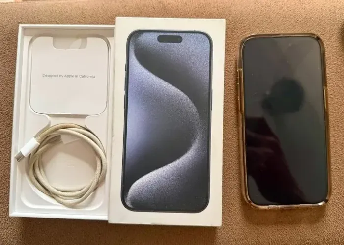 iPhone 15 Pro 128GB ? Titânio Azul