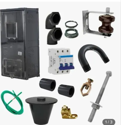 Kit Completo Padrão Trifásico Caixa Medidor Energia
