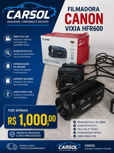 Filmadora Canon