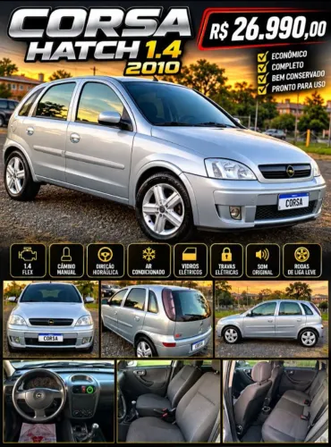 Chevrolet Corsa Hat. Maxx 1.4 8V Econoflex 5P 2010
