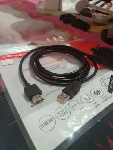 Cabo HDMI para USB Kapbom - Novo e Lacrado