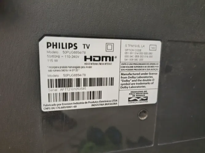 TV 50 polegadas Philips