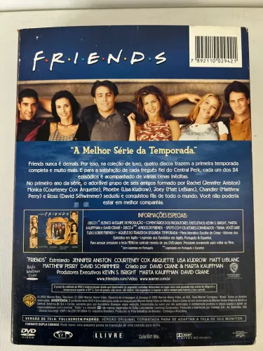Box dvd Friends 1 temporada.
