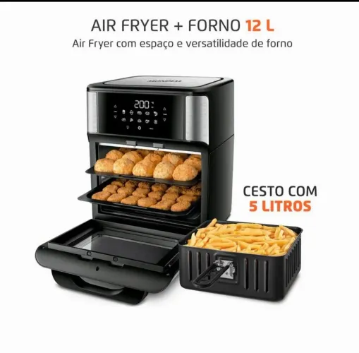 Air Fryer/Forno elétrico 12L, Mondial