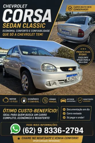 Chevrolet Corsa Sedan Super Milenium 1.0 MPFI 16V 2002