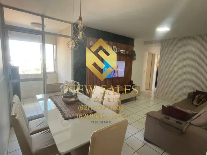 Apartamento- 3 quartos, 1 suíte, 70m², nascente- Setor Sao Luiz