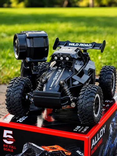 Carrinho de Controle Remoto Rock Crawler 4x4 Off Road Recarregável (NOVO LACRADO)