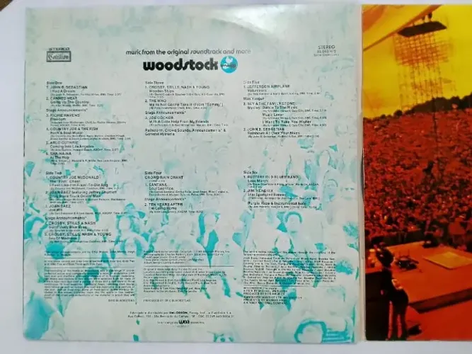 Álbum Triplo Woodstock - Discos de vinil