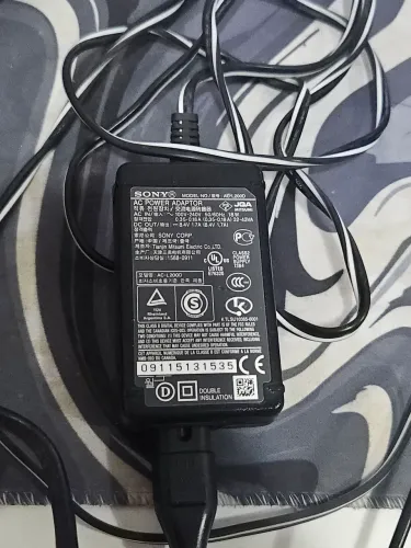 CARREGADOR FONTE SONY AC-L200D FUNCIONANDO PERFEITAMENTE