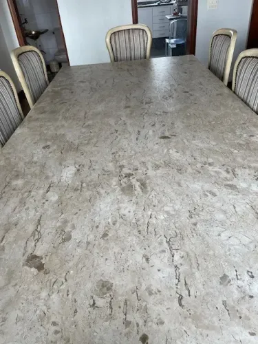 Mesa mármore travertino 