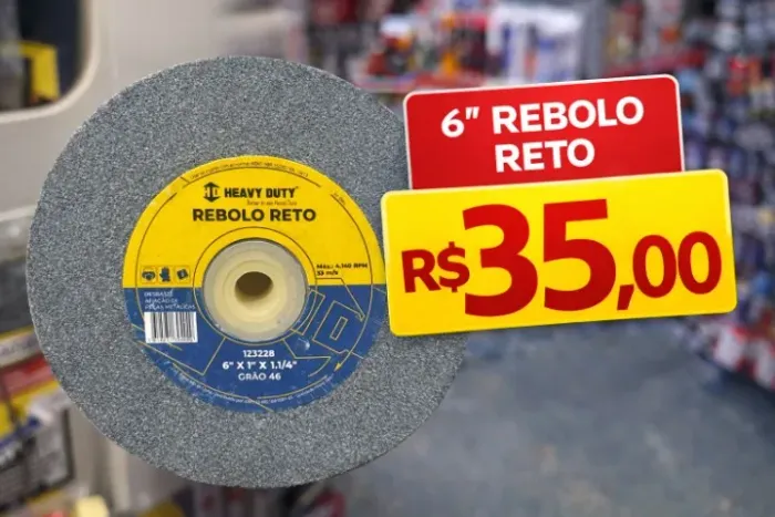 Rebolo Reto da Heavy Duty