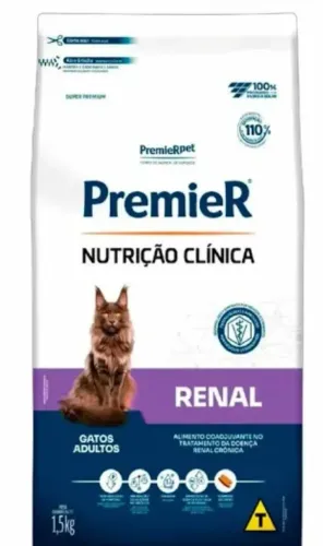Ração Premier Renal gatos 1,5kg