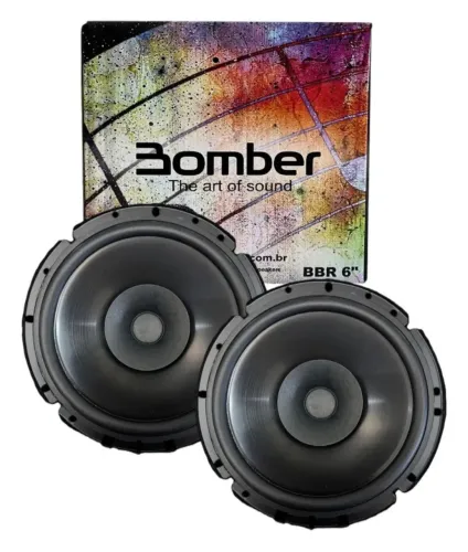 Par de Autofalantes Bomber 6p