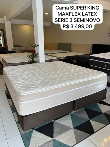 Cama SUPER KING MAXFLEX LÁTEX - ENTREGO 