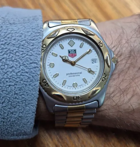 Relógio TAG Heuer Professional 200m WE1122-R Swiss Vintage Original anos 90