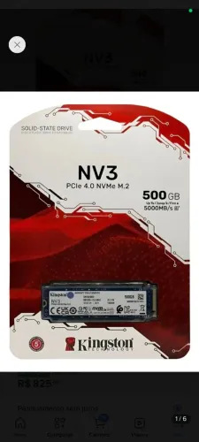 Vende-se SSD nvme 500gb