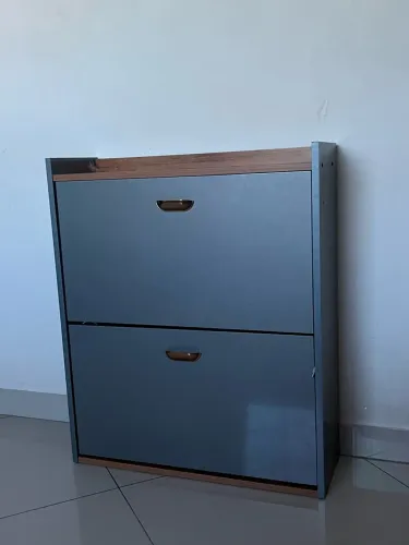 Sapateira 2 Gavetas Basculantes Organizadora Multiuso Armário Closet 12 Pares