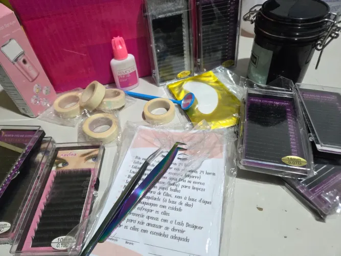 KIT PARA ALONGAMENTO CÍLIOS