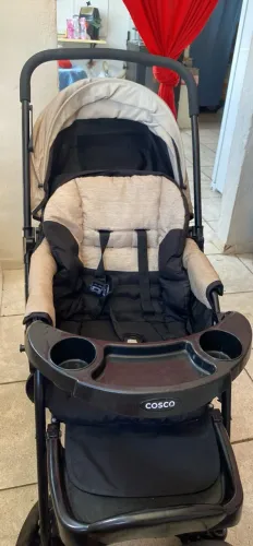 Carrinho e ninho de bebê 