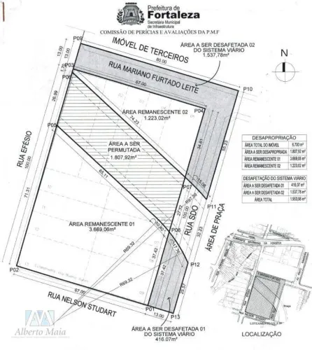 Terreno para alugar, 4088 m² por R$ 18.000,00/mês - Patriolino Ribeiro - Fortaleza/CE