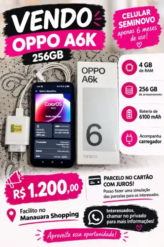 Celular a6k oppo