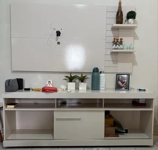 Rack + painel MDF da Ferreira Costa