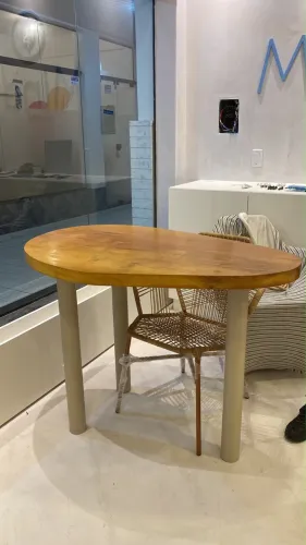 Mesa para computador maciça para Loja