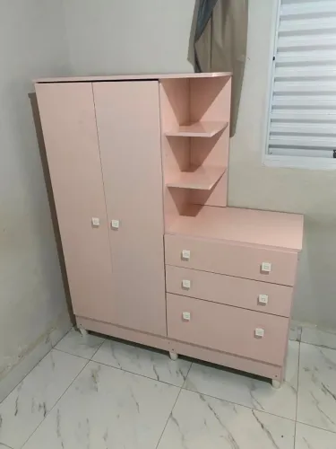 Guarda Roupa com Cômoda 3 Gavetas (Novo) Entrega Grátis!