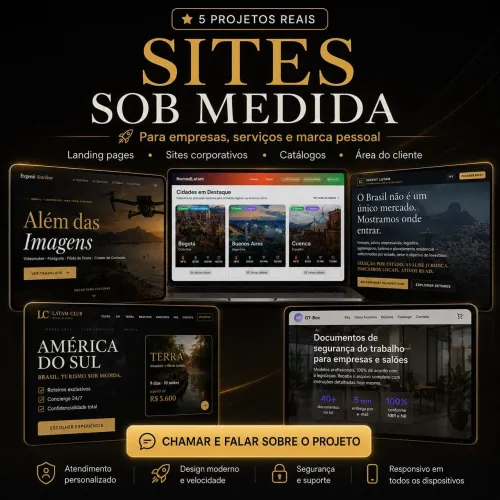Landing Page e Site para Negócios