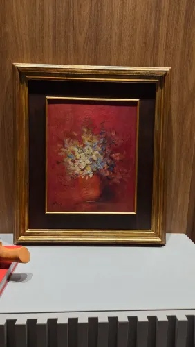 Quadro óleo sobre madeira de ALVIS