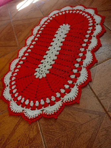 Tapete de crochê 