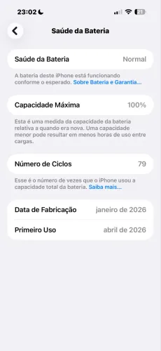 Vendo iPhone 17 pro Max blindado novo perfeito 